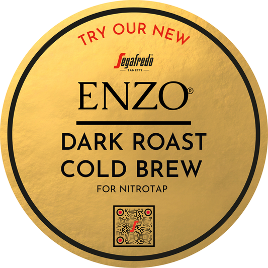 Segafredo Enzo™ Cold Brew Ready-to-Drink (2) 1.5gal - for Nitrotap - Pallet QTY 48 cases - 12 ti x 4 hi