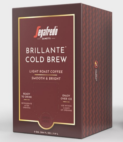 Segafredo Brillante™ Cold Brew Ready-to-Drink - 2gal Bag in Box