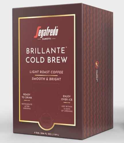 Segafredo Brillante™ Cold Brew Ready-to-Drink - 2gal Bag in Box