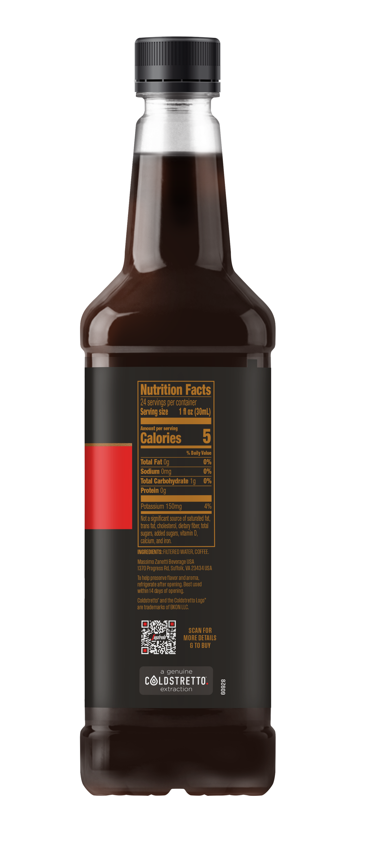 Segafredo Cold Italian Espresso (6-24oz bottles)