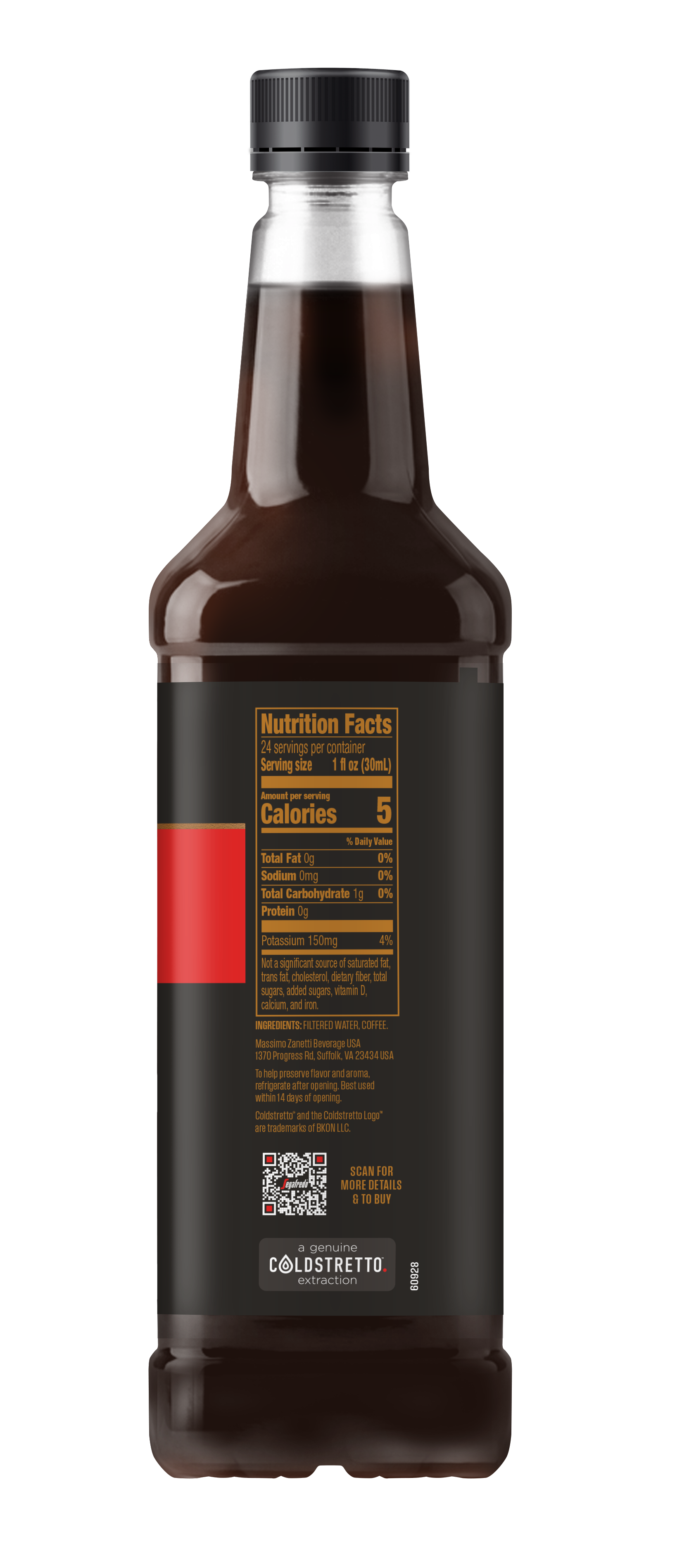 Segafredo Cold Italian Espresso (6-24oz bottles)